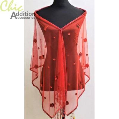 Beaded shawl 21062-C